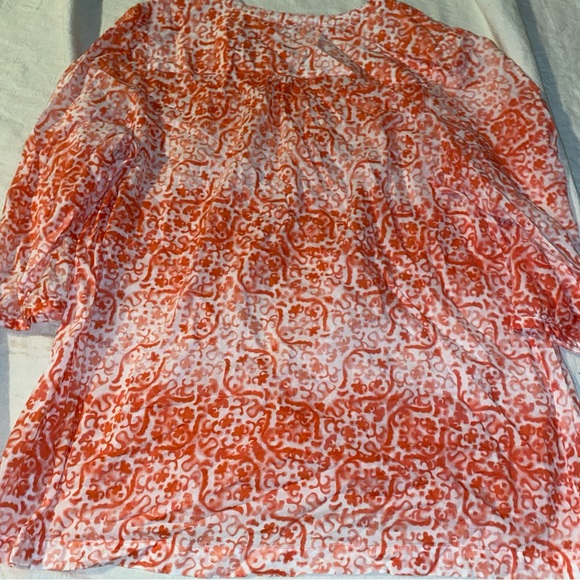 Liz Claiborne New York Blouse Women’s Size XL 3/4 Sleeve - Picture 6 of 7
